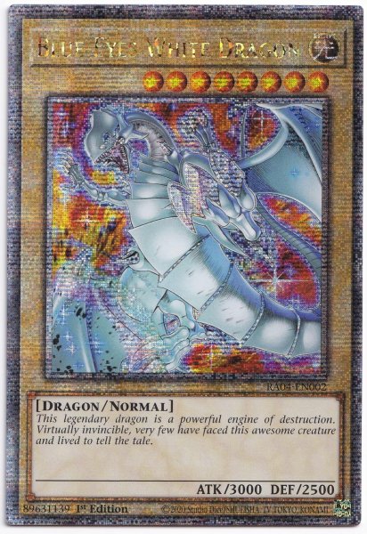 画像1: 青眼の白龍 25thシークレットレア 【RA04-EN002】 (1)